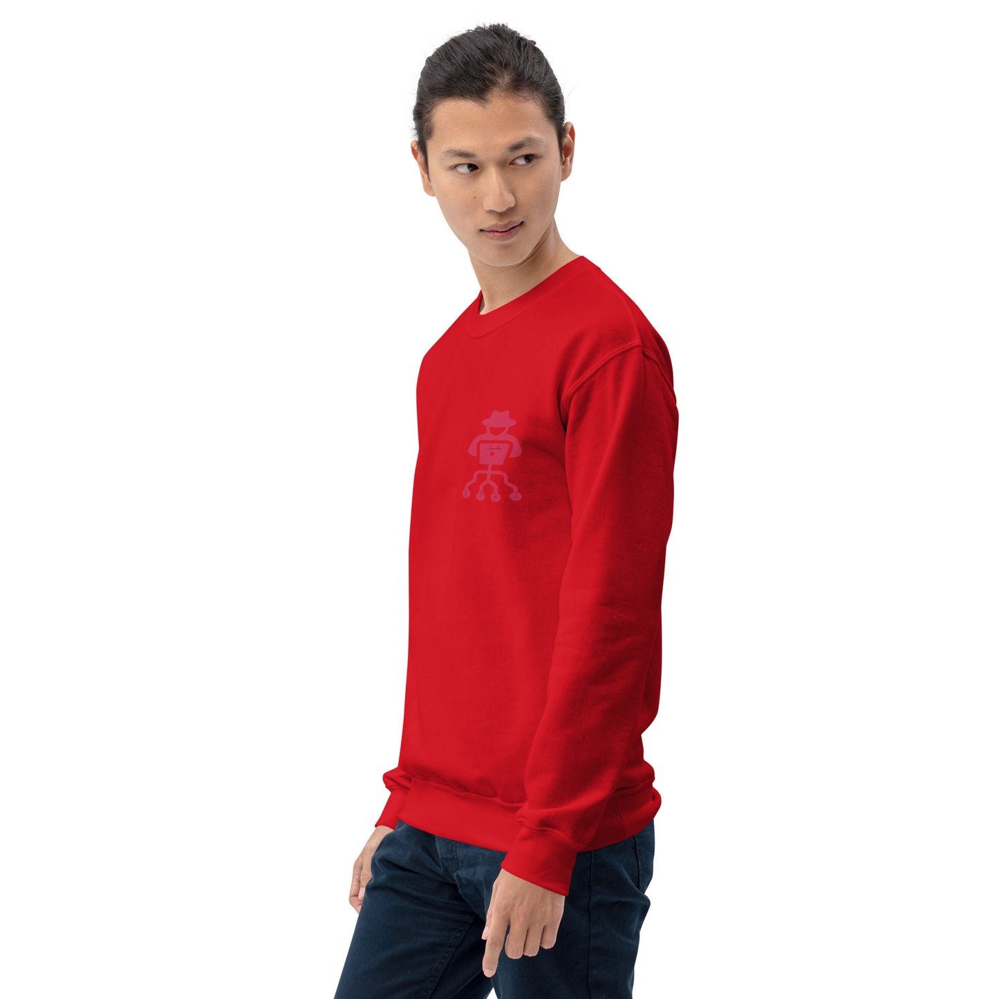hamcodes unisex-crew-neck-sweatshirt-red