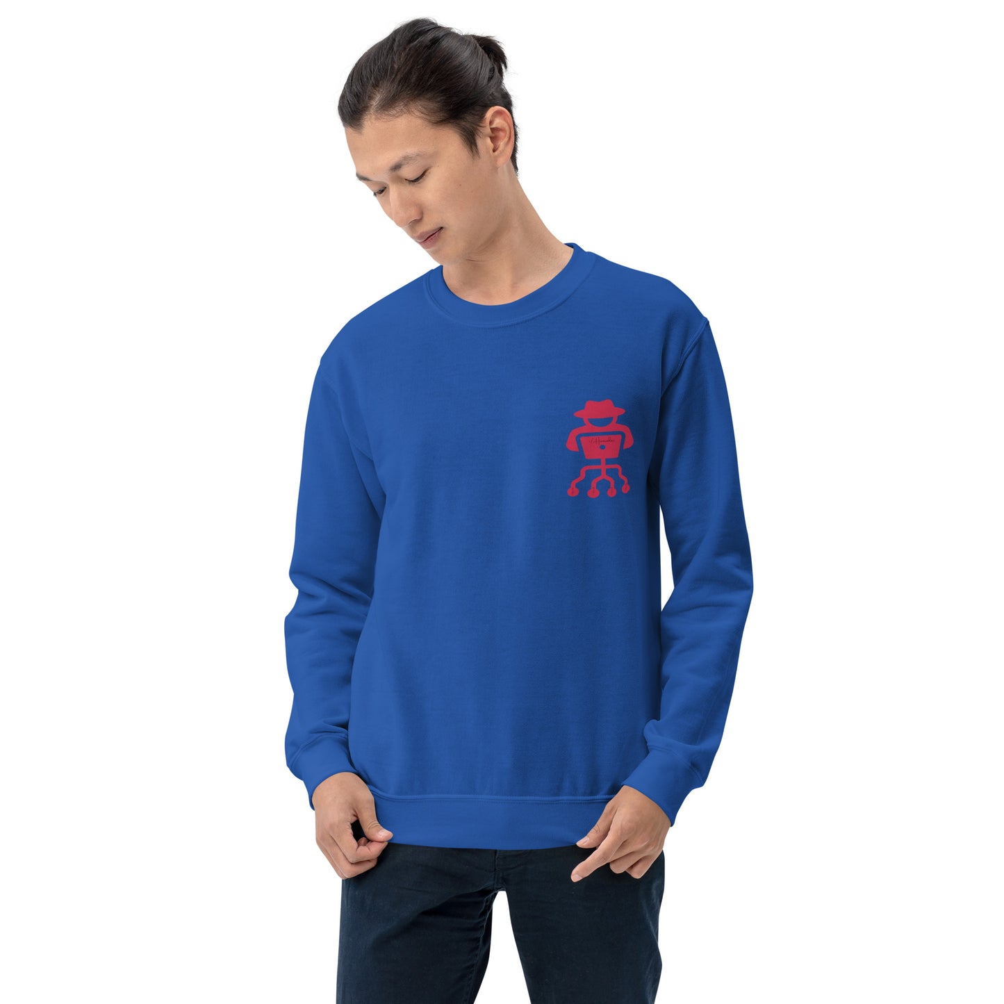 hamcodes unisex-crew-neck-sweatshirt-royal