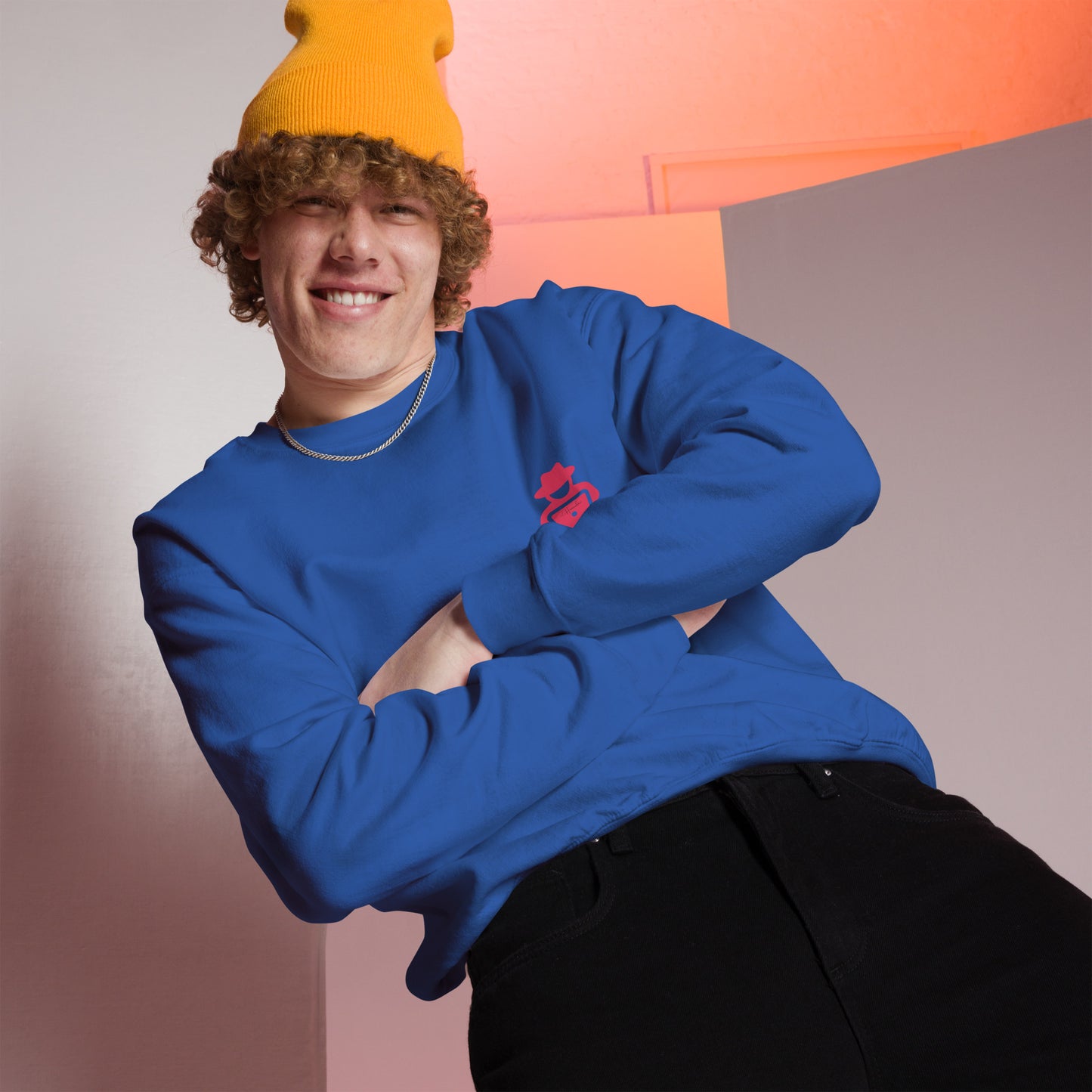hamcodes unisex-crew-neck-sweatshirt-royal