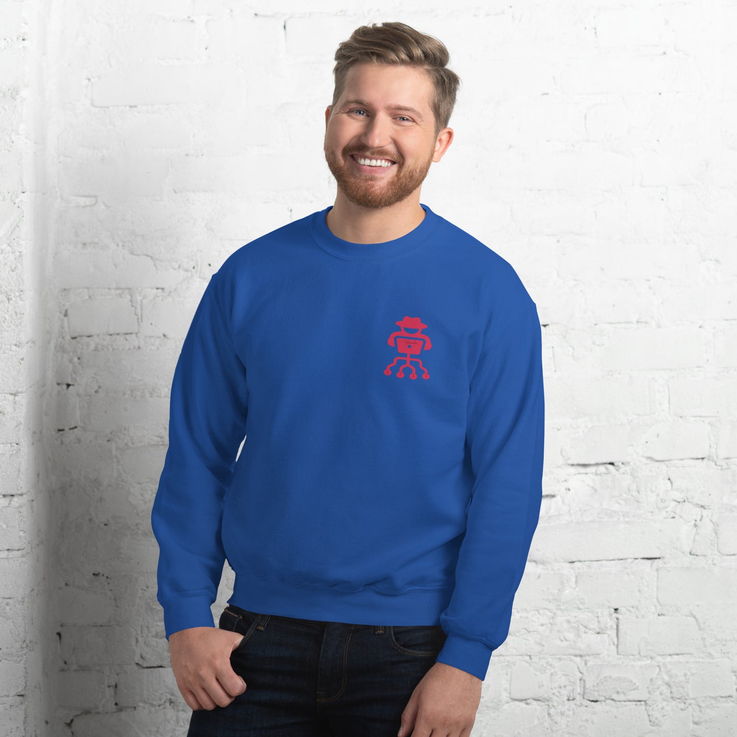 hamcodes unisex-crew-neck-sweatshirt-royal