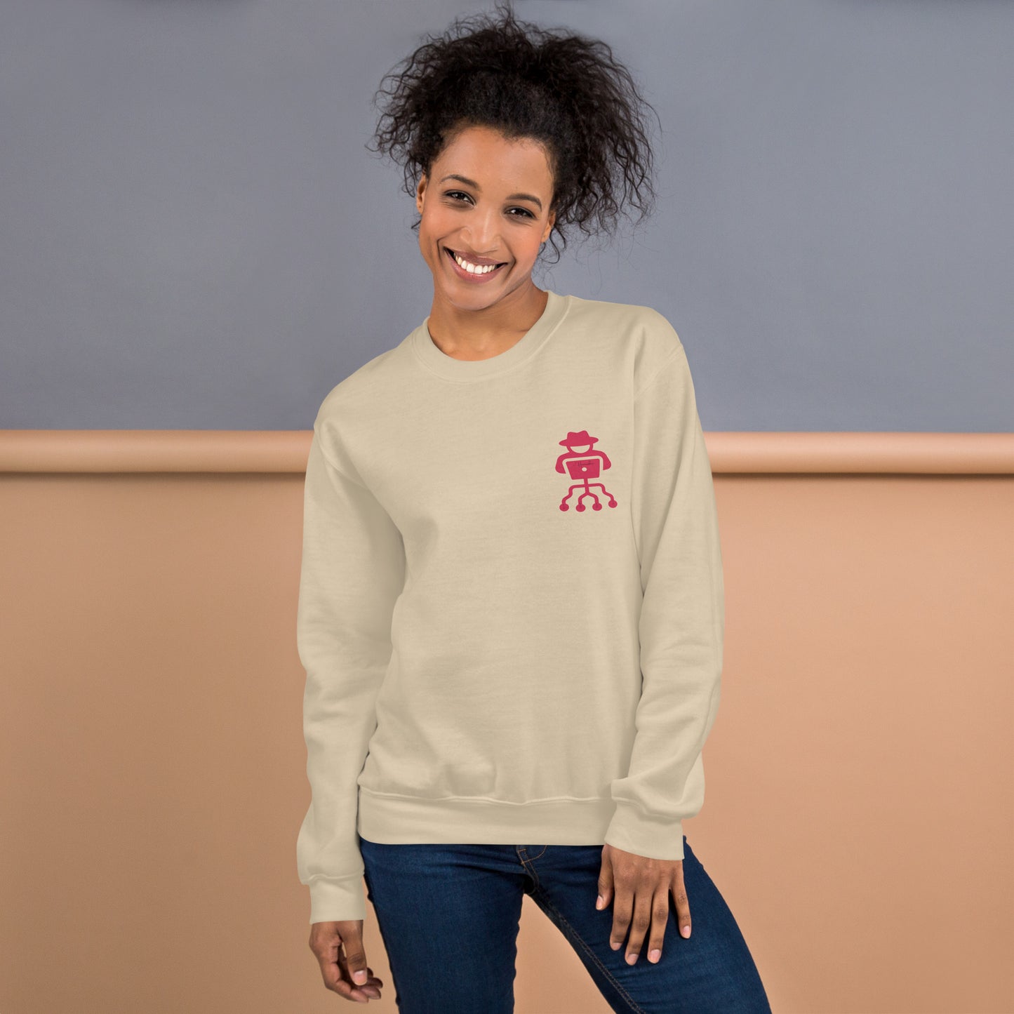 hamcodes unisex-crew-neck-sweatshirt-sand