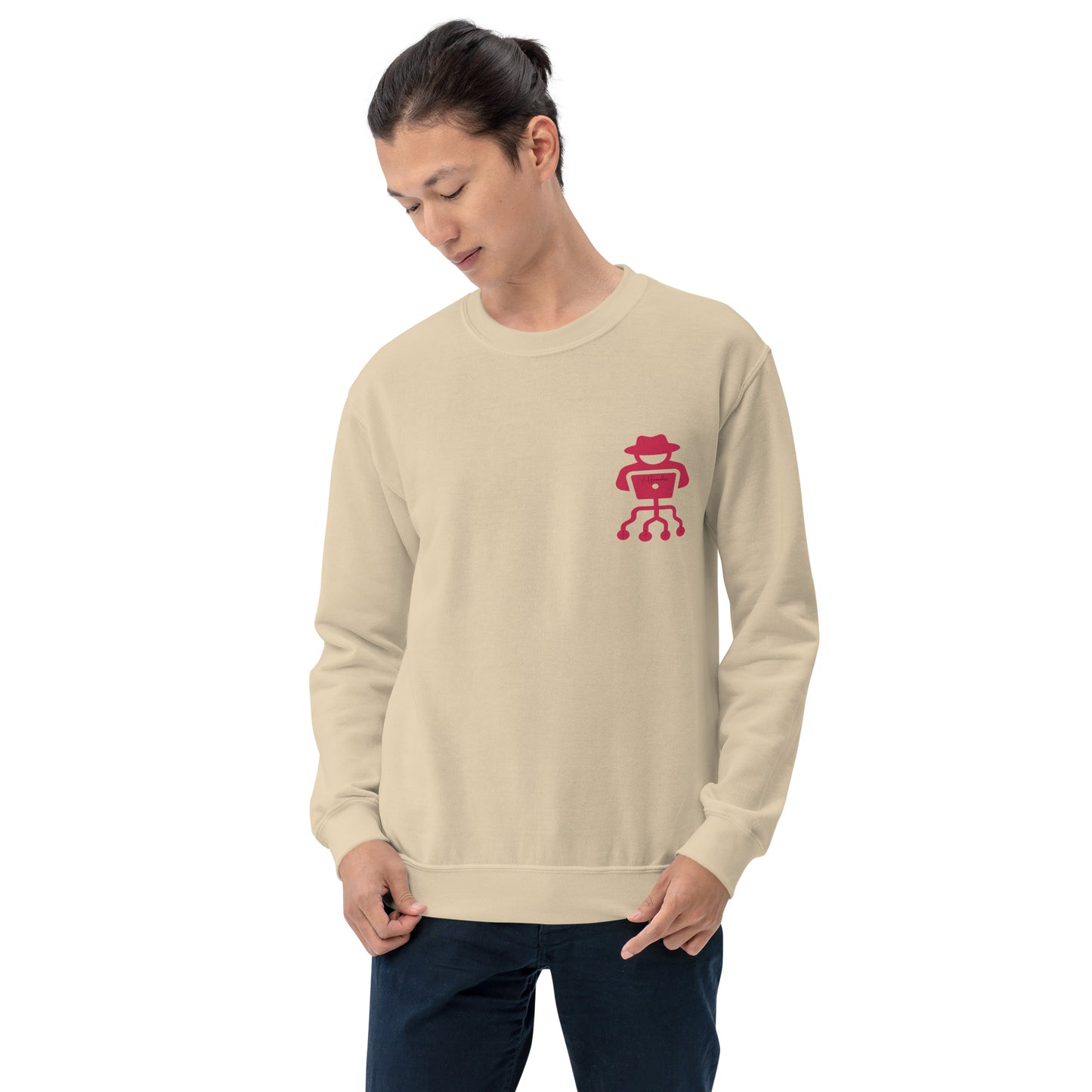 hamcodes unisex-crew-neck-sweatshirt-sand