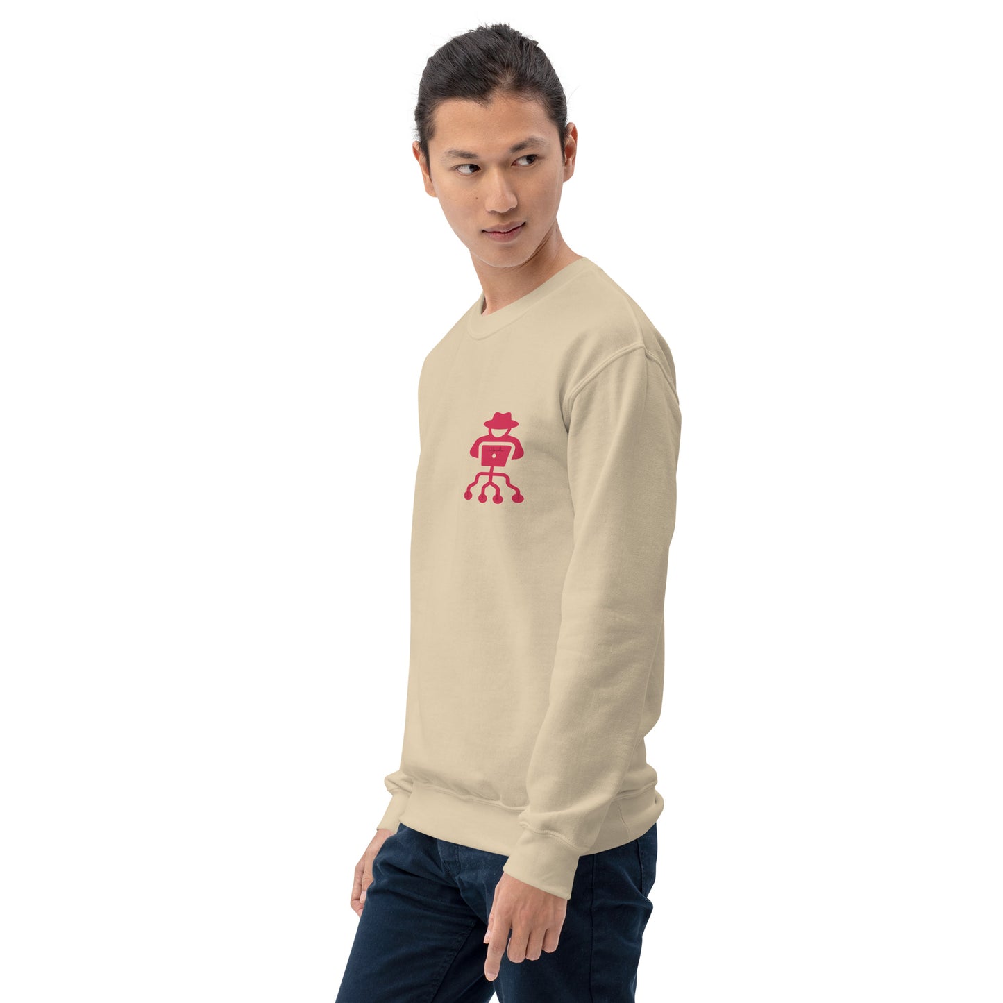 hamcodes unisex-crew-neck-sweatshirt-sand