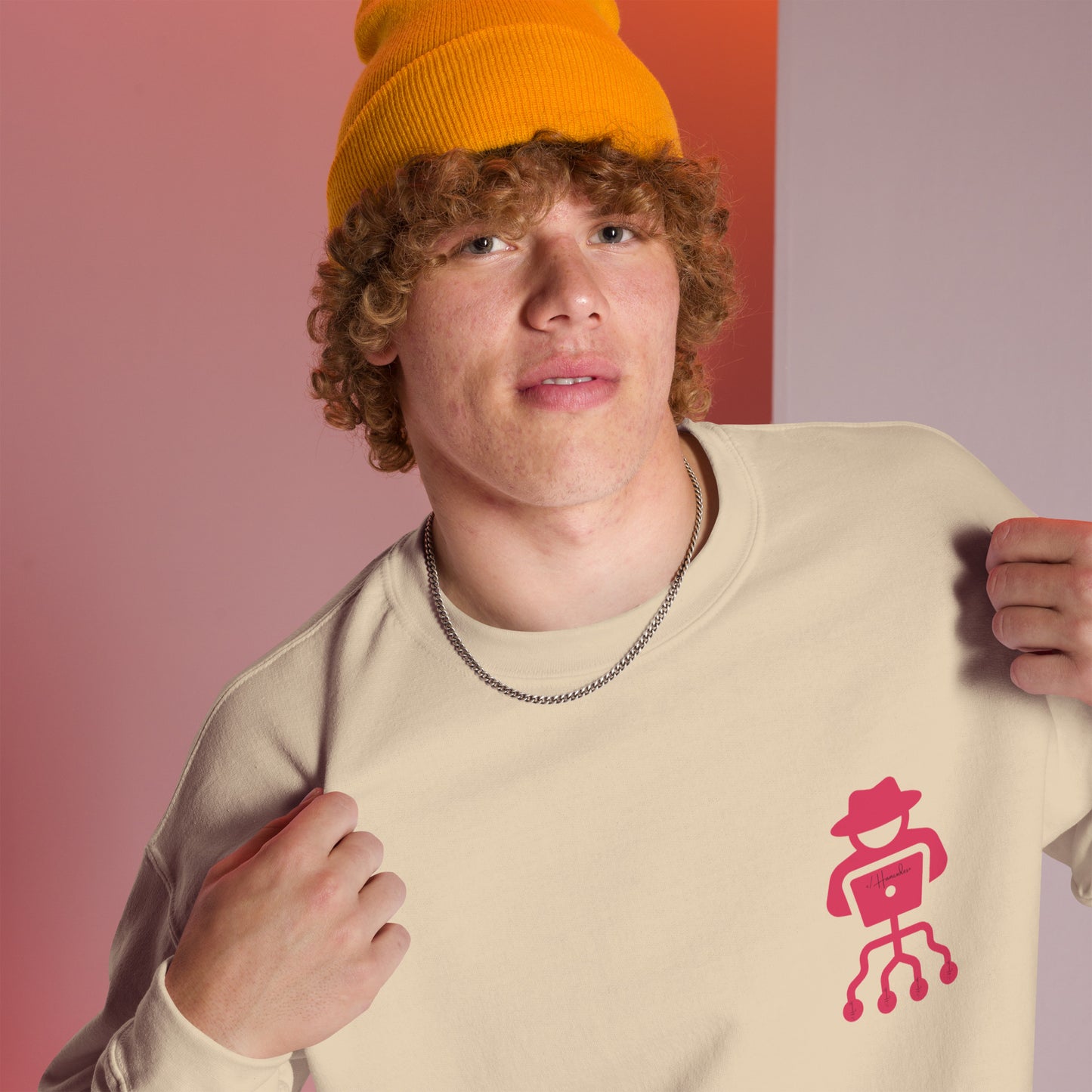 hamcodes unisex-crew-neck-sweatshirt-sand