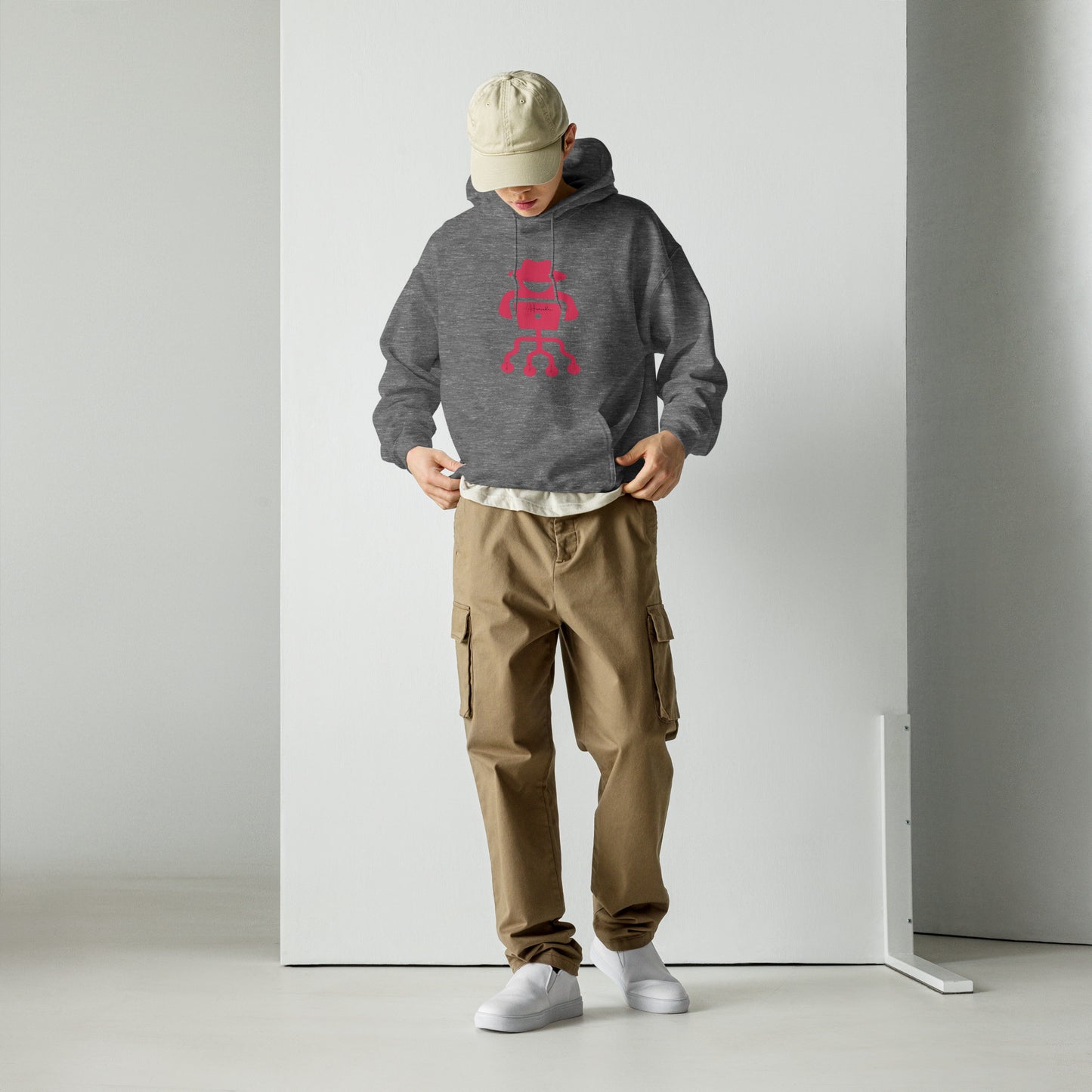 hamcodes unisex-heavy-blend-hoodie-graphite-heather