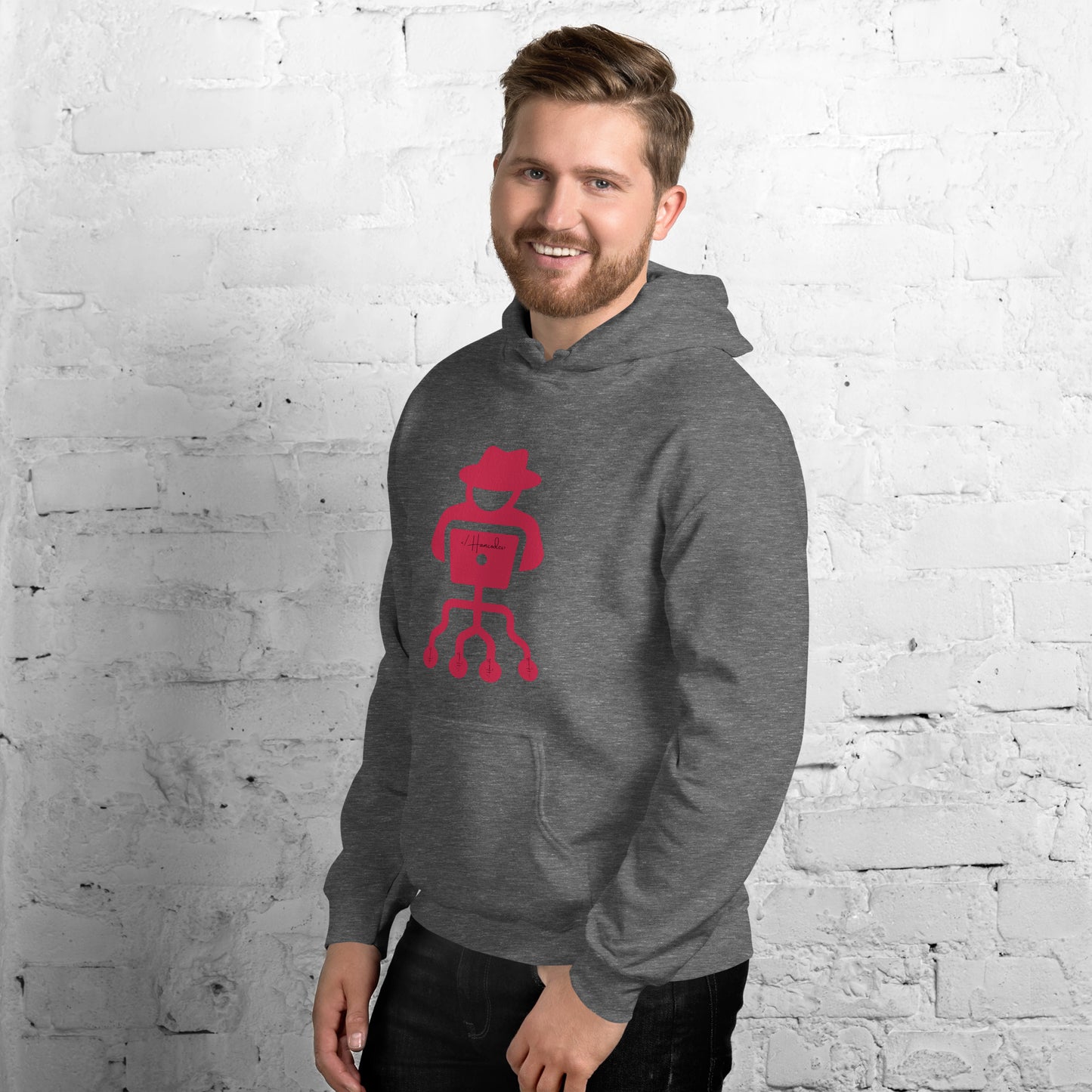 hamcodes unisex-heavy-blend-hoodie-graphite-heather