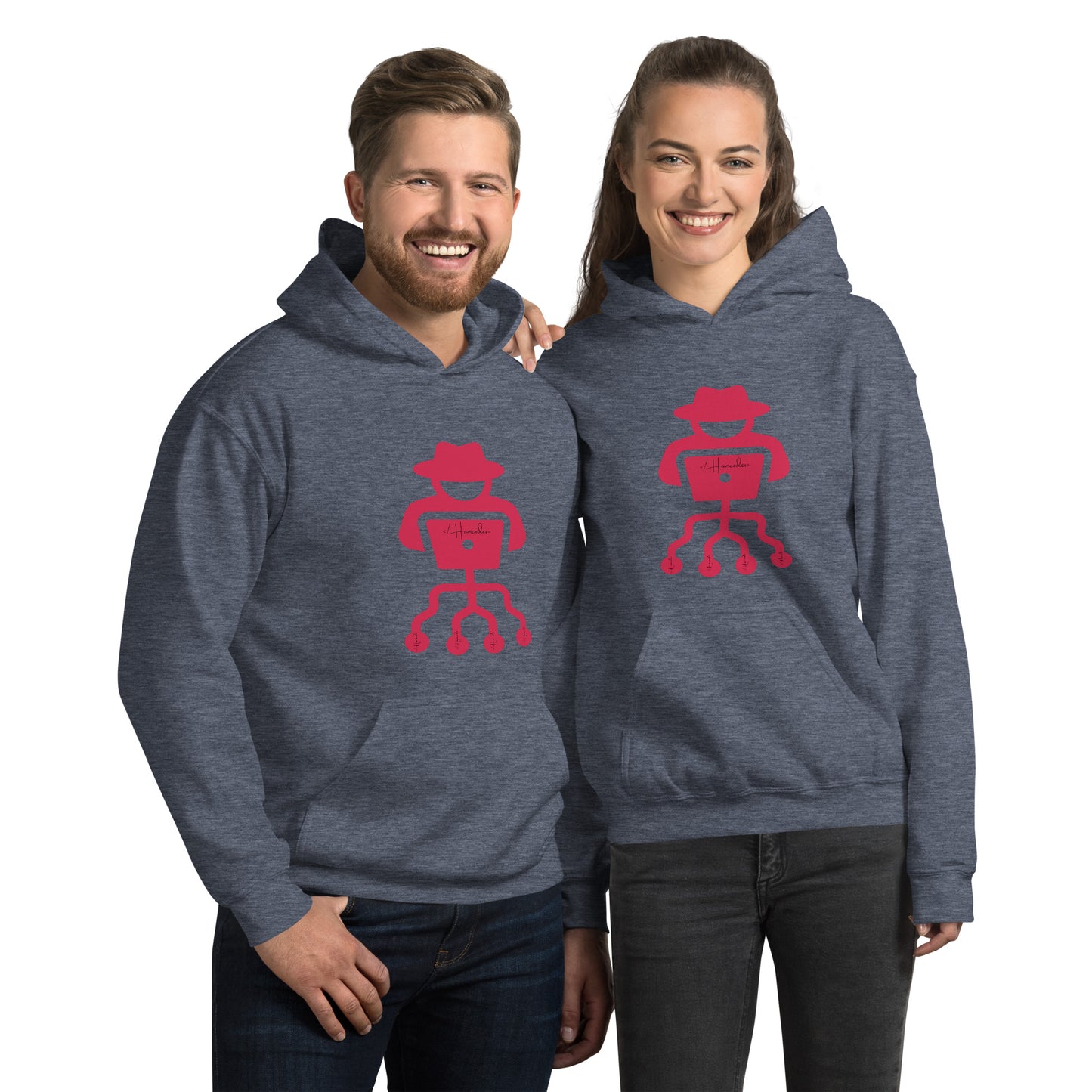 hamcodes unisex-heavy-blend-hoodie-heather-sport-dark-navy