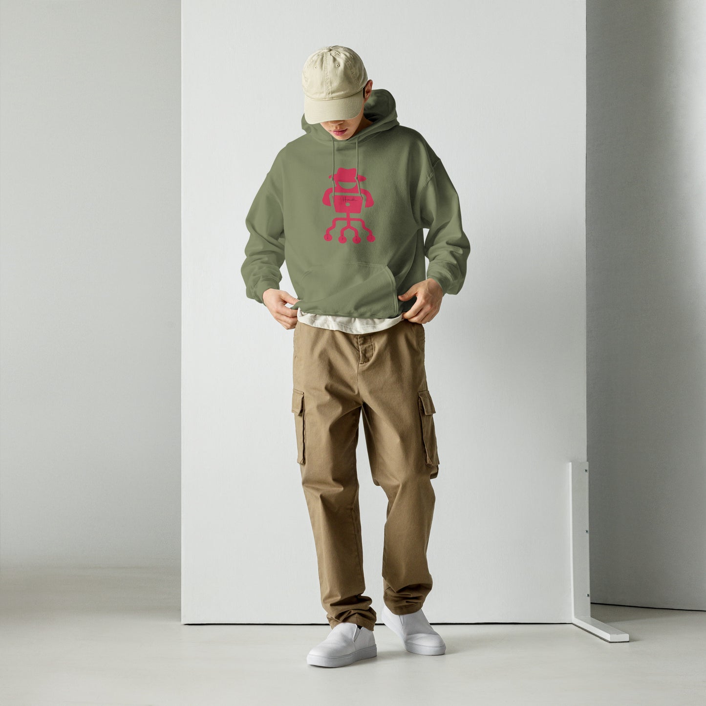 hamcodes unisex-heavy-blend-hoodie-military-green