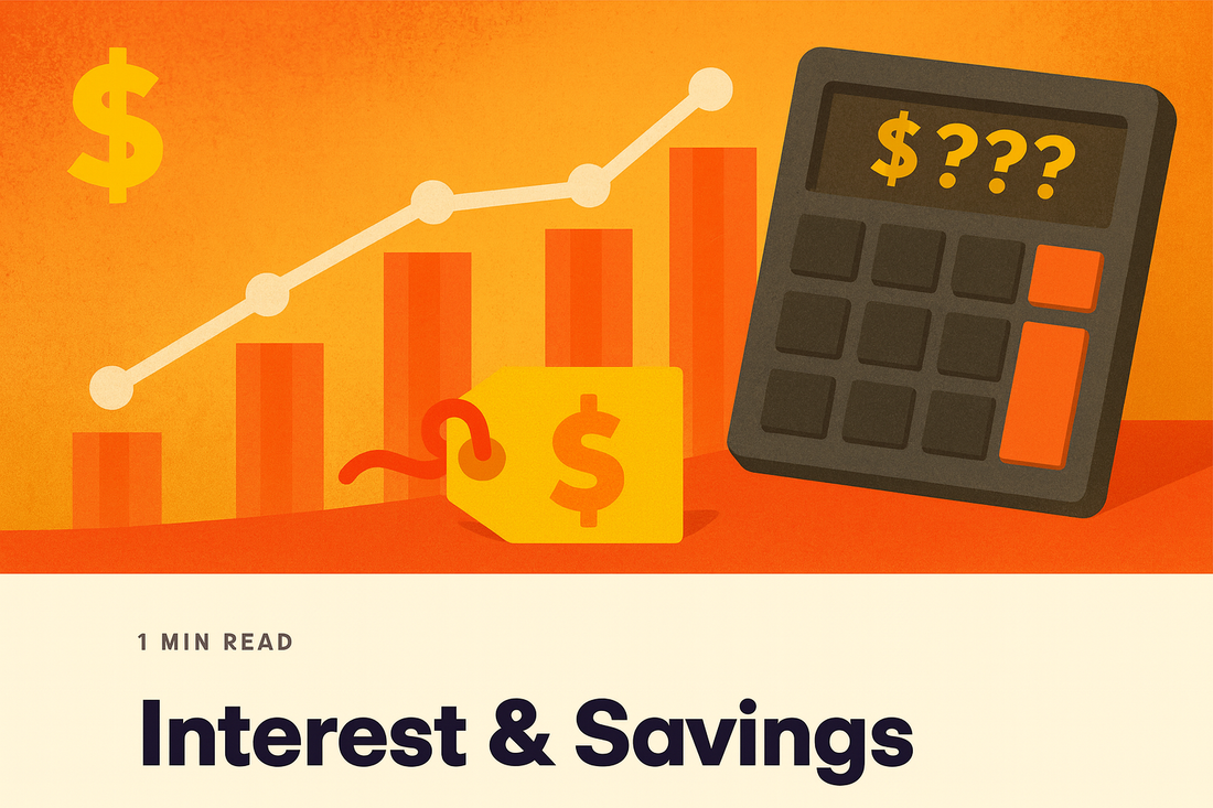 How Savings & Interest Work (Simple Guide + Calculator Tips)