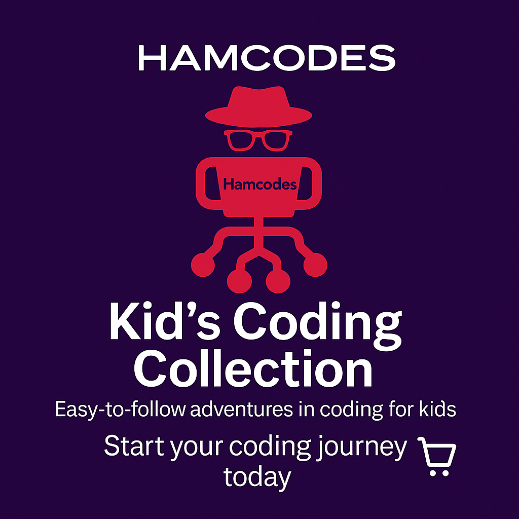 Kid coding with fun and educational book from the Kid's Coding Collection
