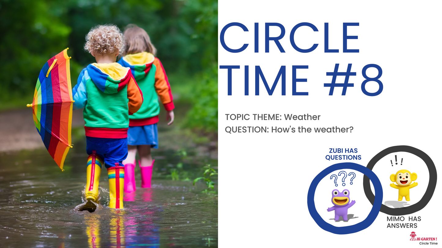 Free Download printable 07 CTCP8 CIRCLE TIME #8 – HOW’S THE WEATHER.pdf – Hi Garten from Hamcodes