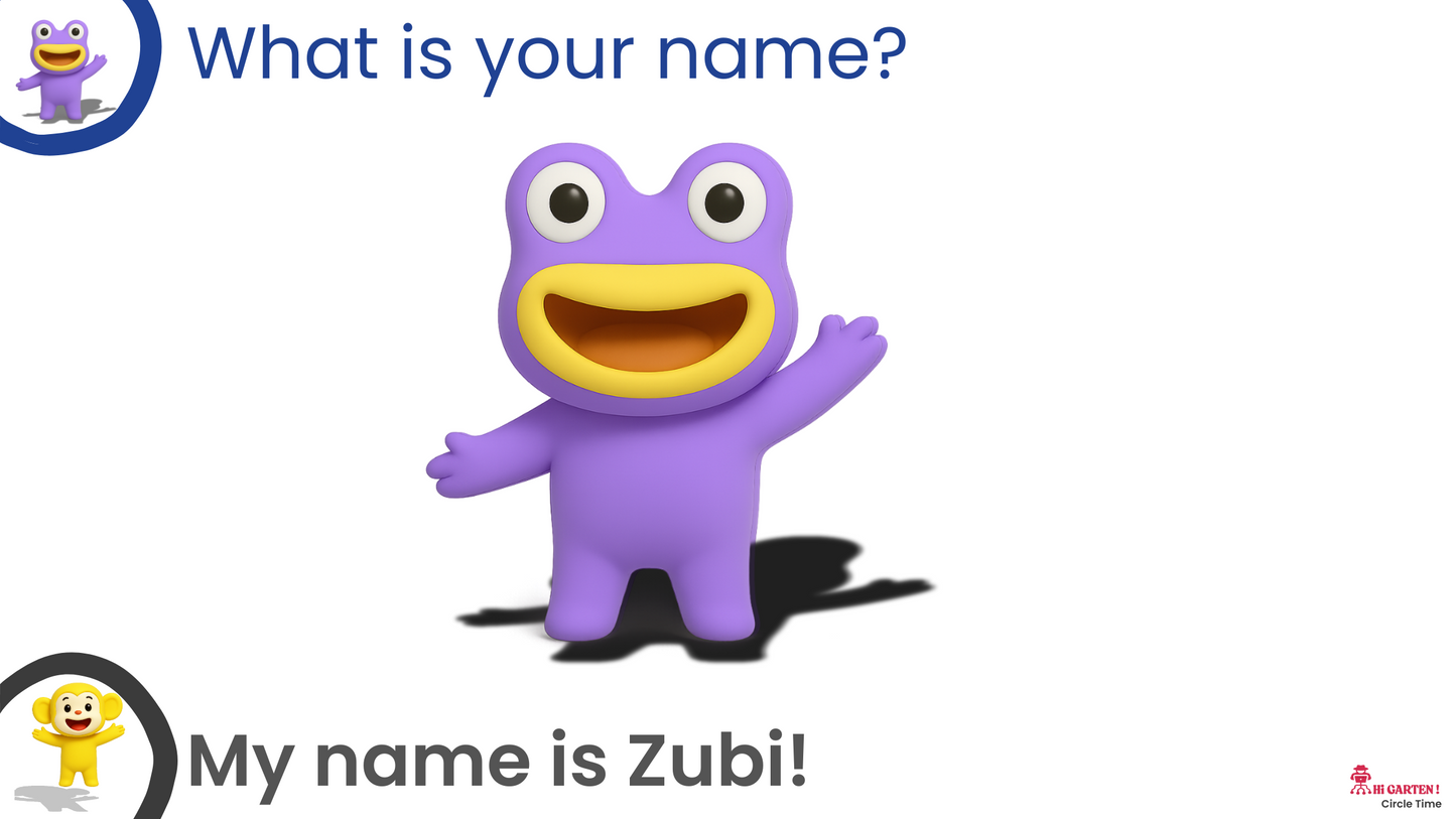 Free Download printable 00 CTCP1 CIRCLE TIME #1 – WHAT’S YOUR NAME.pdf – Hi Garten from Hamcodes