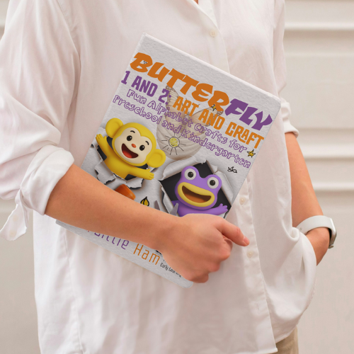 Butterfly 1 and 2: Alphabet and Theme-Based Crafts for Preschool and Kindergarten (Ages 3–6) By Little Ham | Published by Hamcodes (K.H)