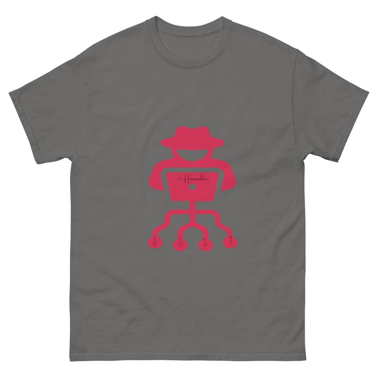 Classic fit hacker t-shirt made from 100% cotton