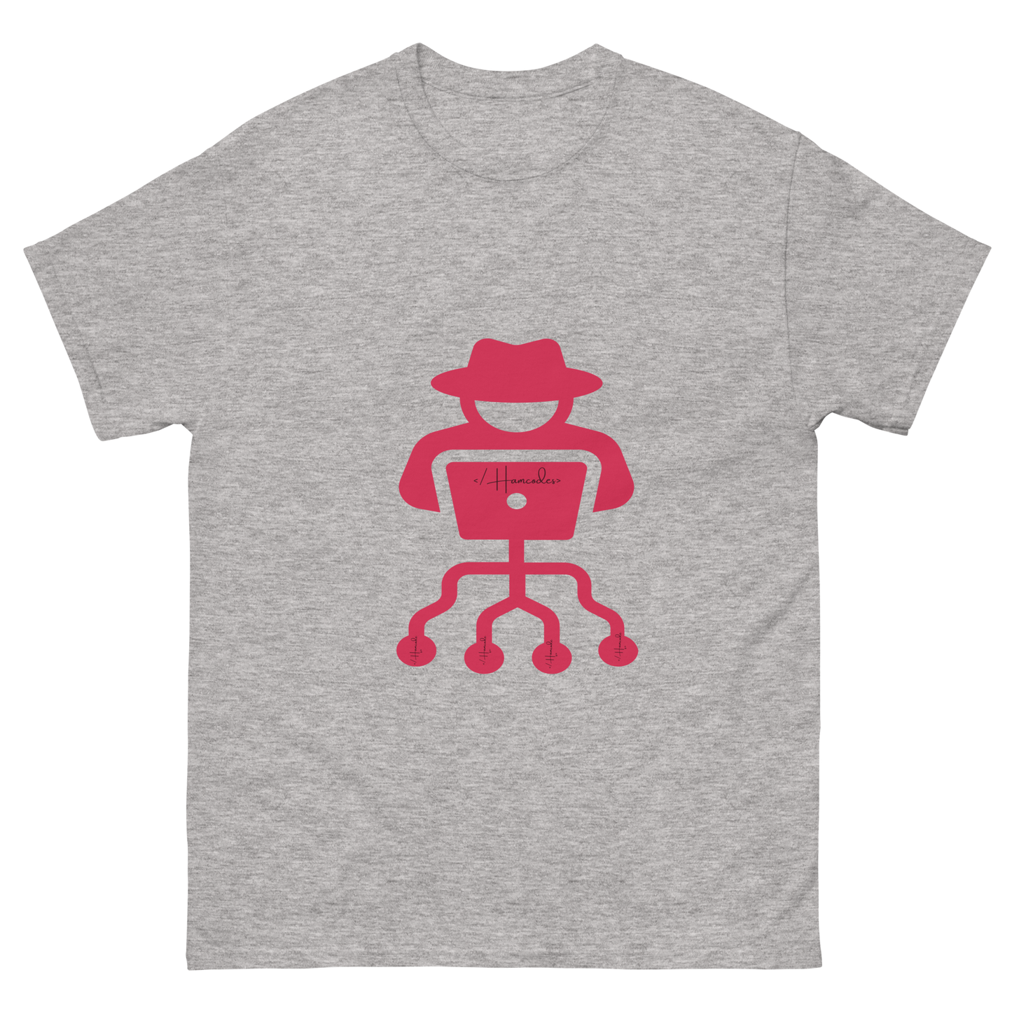 Classic fit hacker t-shirt made from 100% cotton