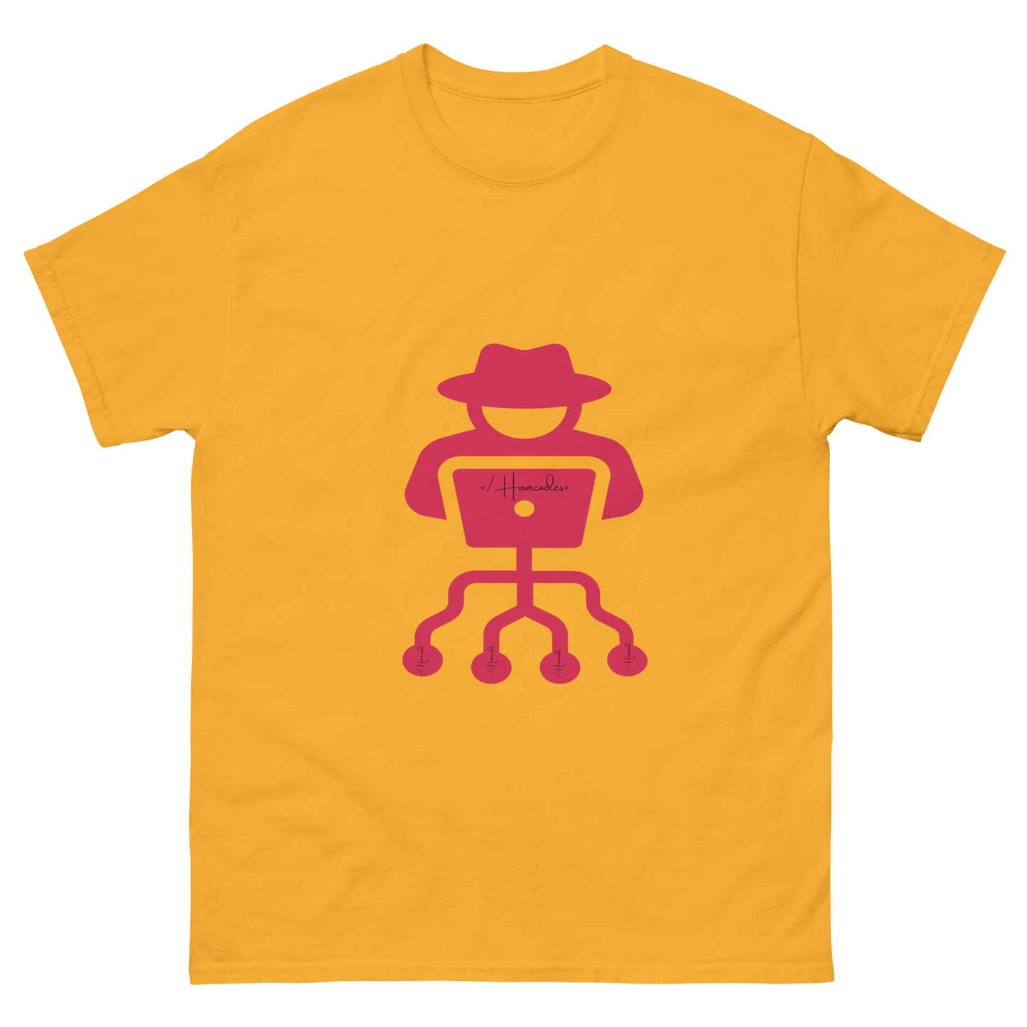 Classic fit hacker t-shirt made from 100% cotton