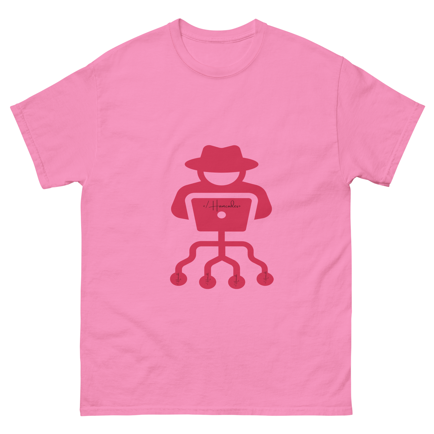 Classic fit hacker t-shirt made from 100% cotton