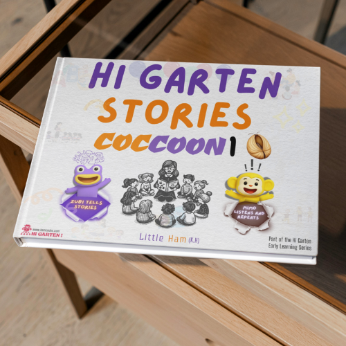 Hi Garten Stories – Cocoon 1: Phonics Story Pack + Flashcards (Short & Long Vowels, Digraphs, and Patterns) By Little Ham | Published by Hamcodes (K.H)