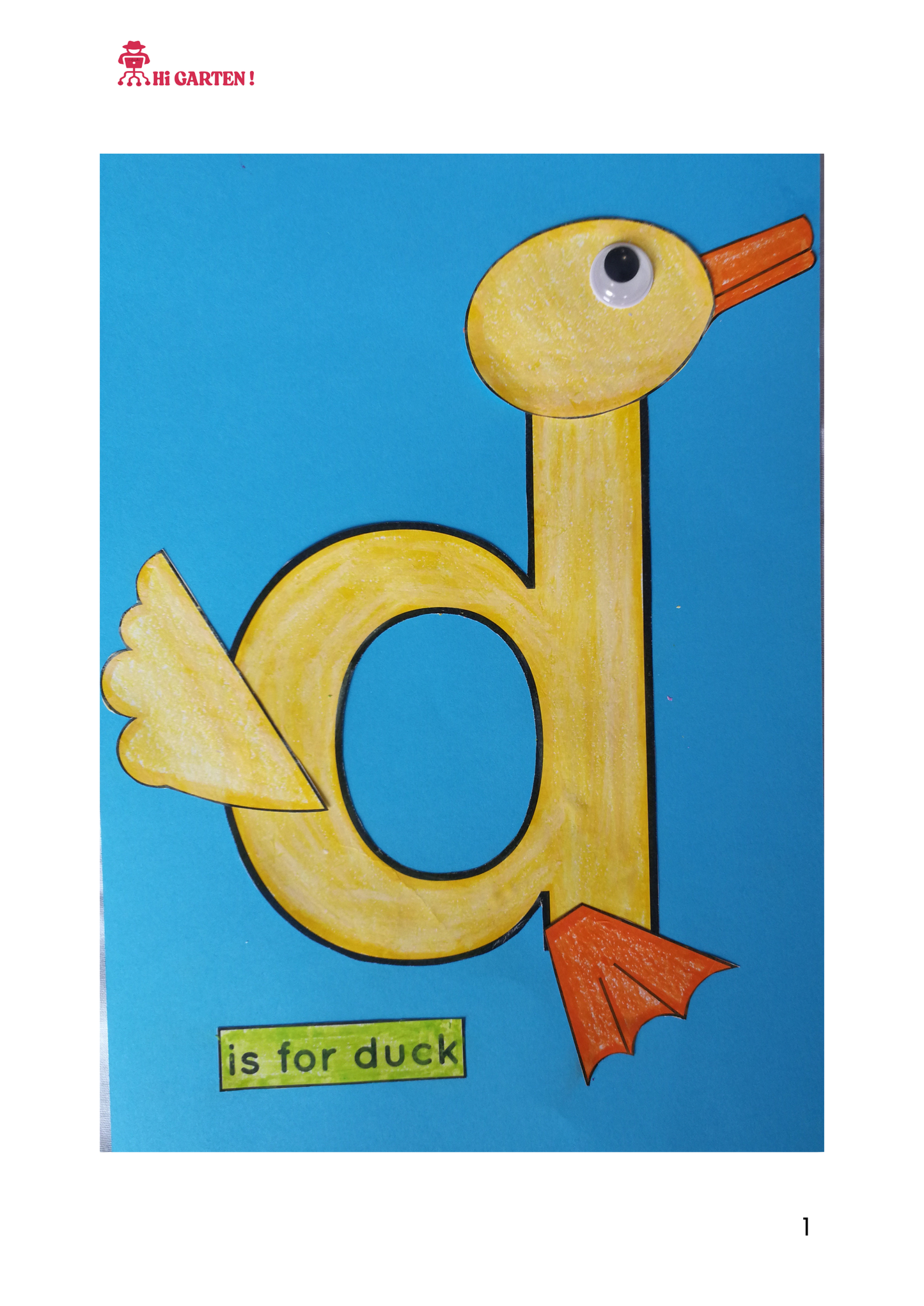 Free Download printable 06 CP6 DEF DUCK CRAFT.pdf – Hi Garten from Hamcodes