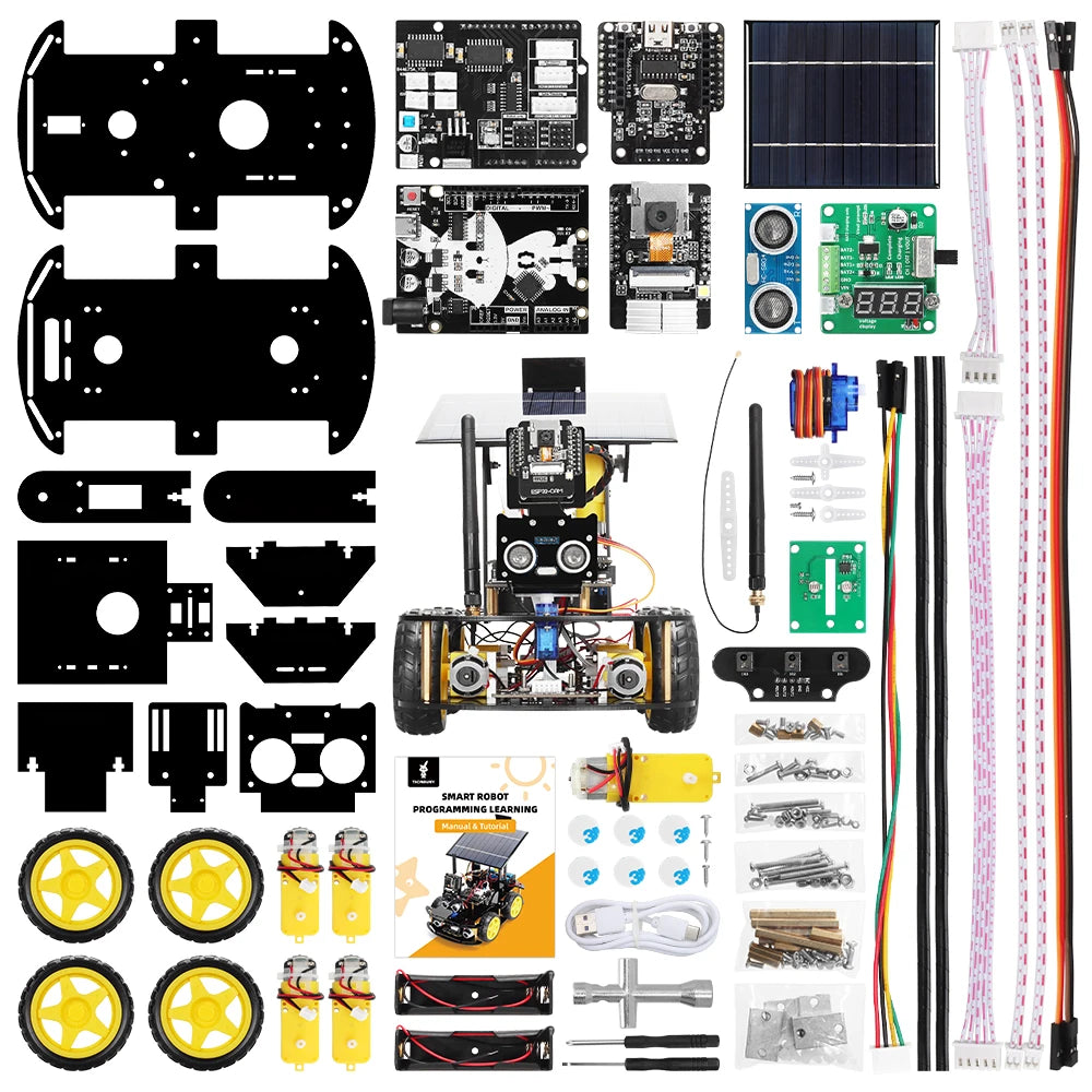 DIY Arduino-based ESP32 robot car with AI vision & automation feature