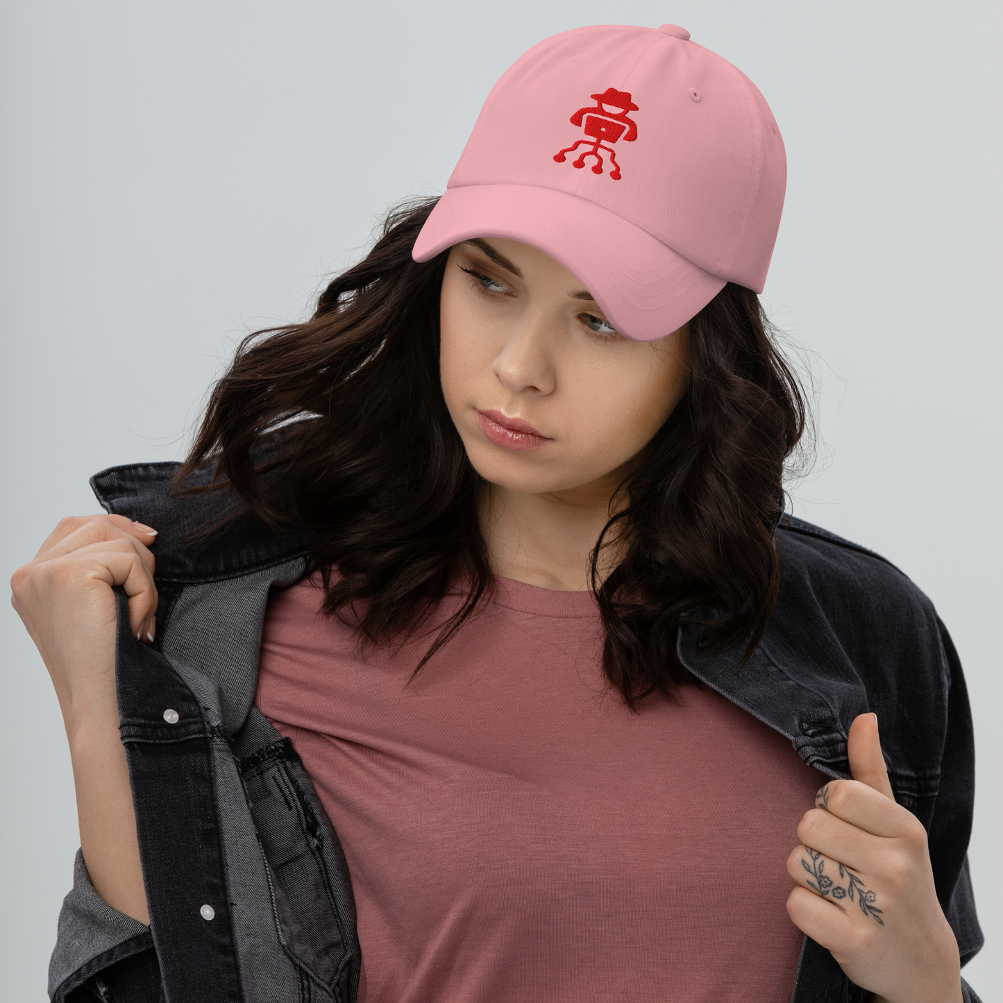 Hacker Dad Hat – Low-profile, adjustable chino cotton cap for tech lovers & streetwear fans