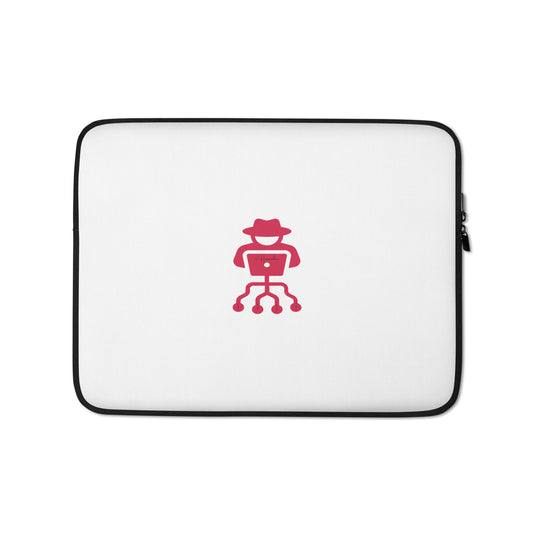 Hacker Laptop Sleeve – Slim, scratch-proof, water-resistant laptop sleeve for tech lovers. Soft faux fur lining & lightweight design