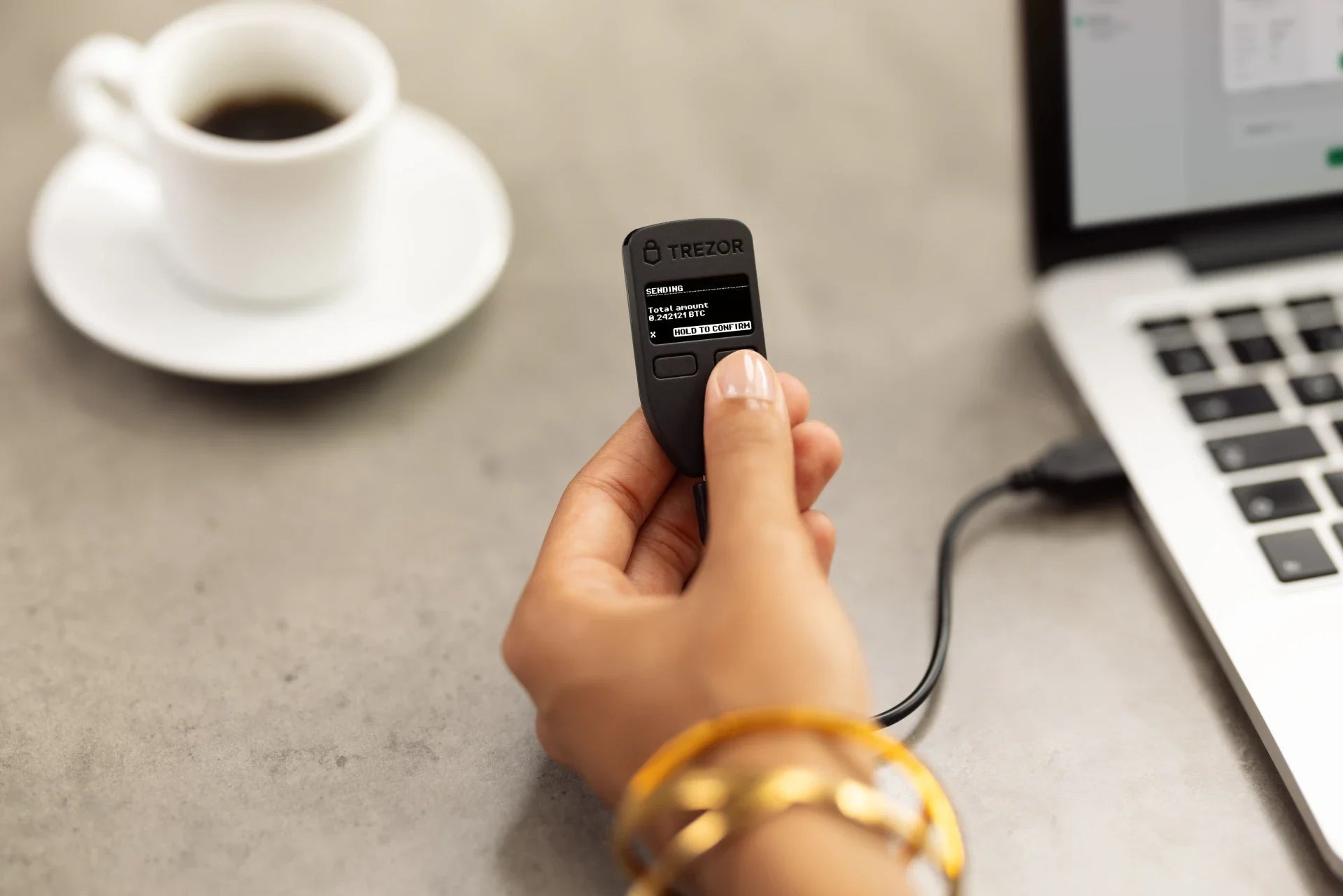 Hacker Trezor Model One – Secure crypto hardware wallet for cold storage