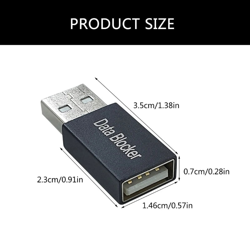 Hacker USB Data Blocker – Protect your devices from juice jacking & data theft