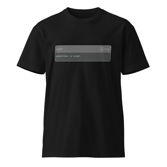Hamcodes ENUM MASTER Tee – Network Recon. Rooted in Style.Unisex premium t-shirt