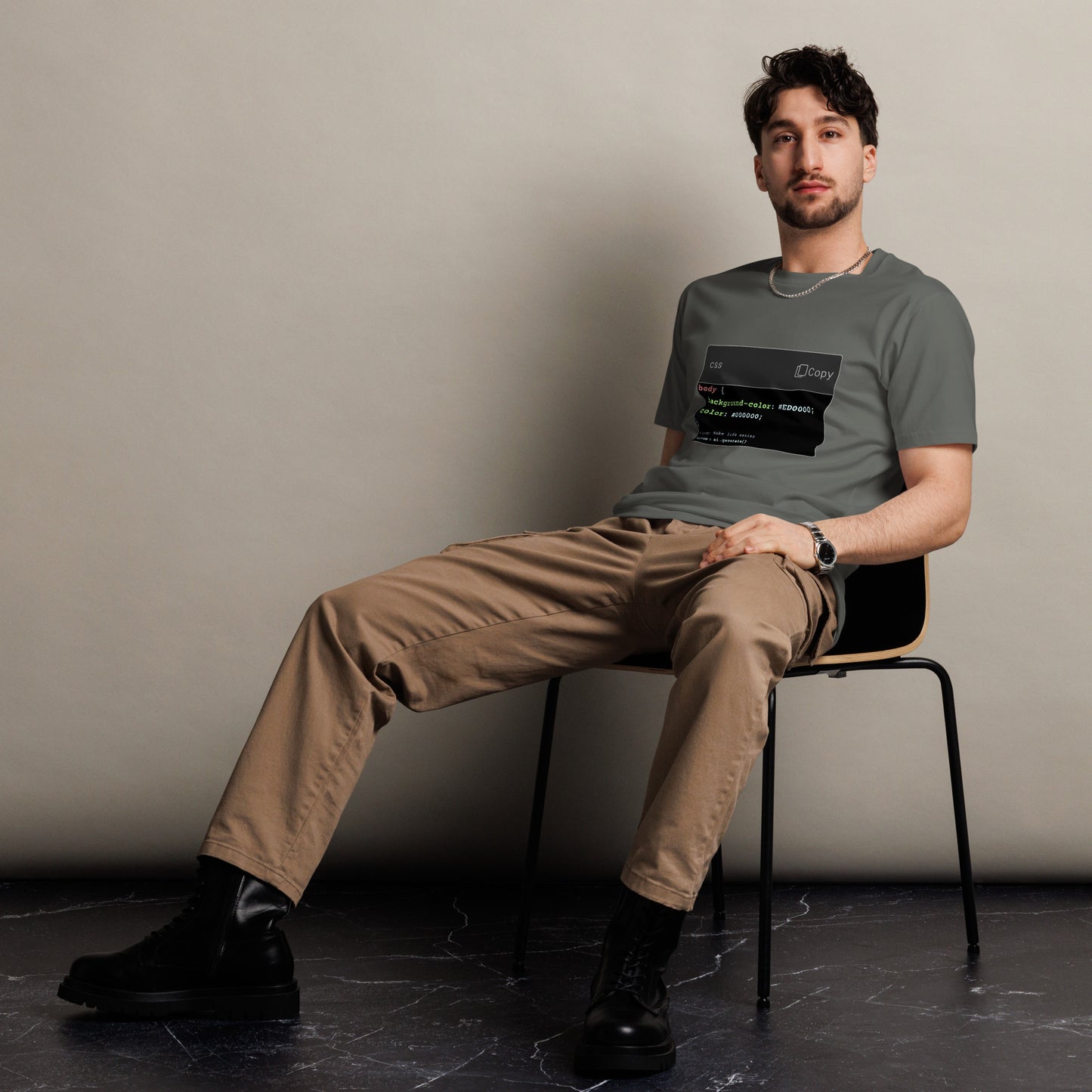 Hamcodes Make Life Easier Tee – Styled by Code. Powered by AI. Unisex premium t-shirt