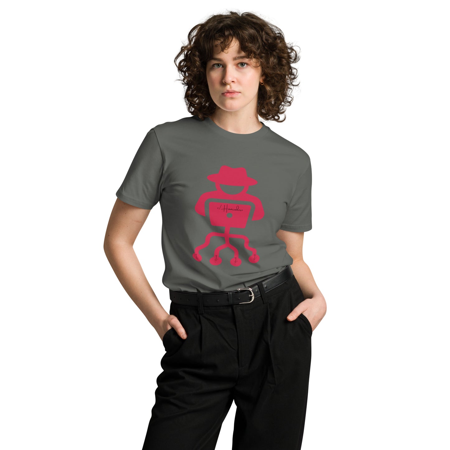 Hamcodes Logo Tee – Code. Hack. Repeat. Unisex premium t-shirt