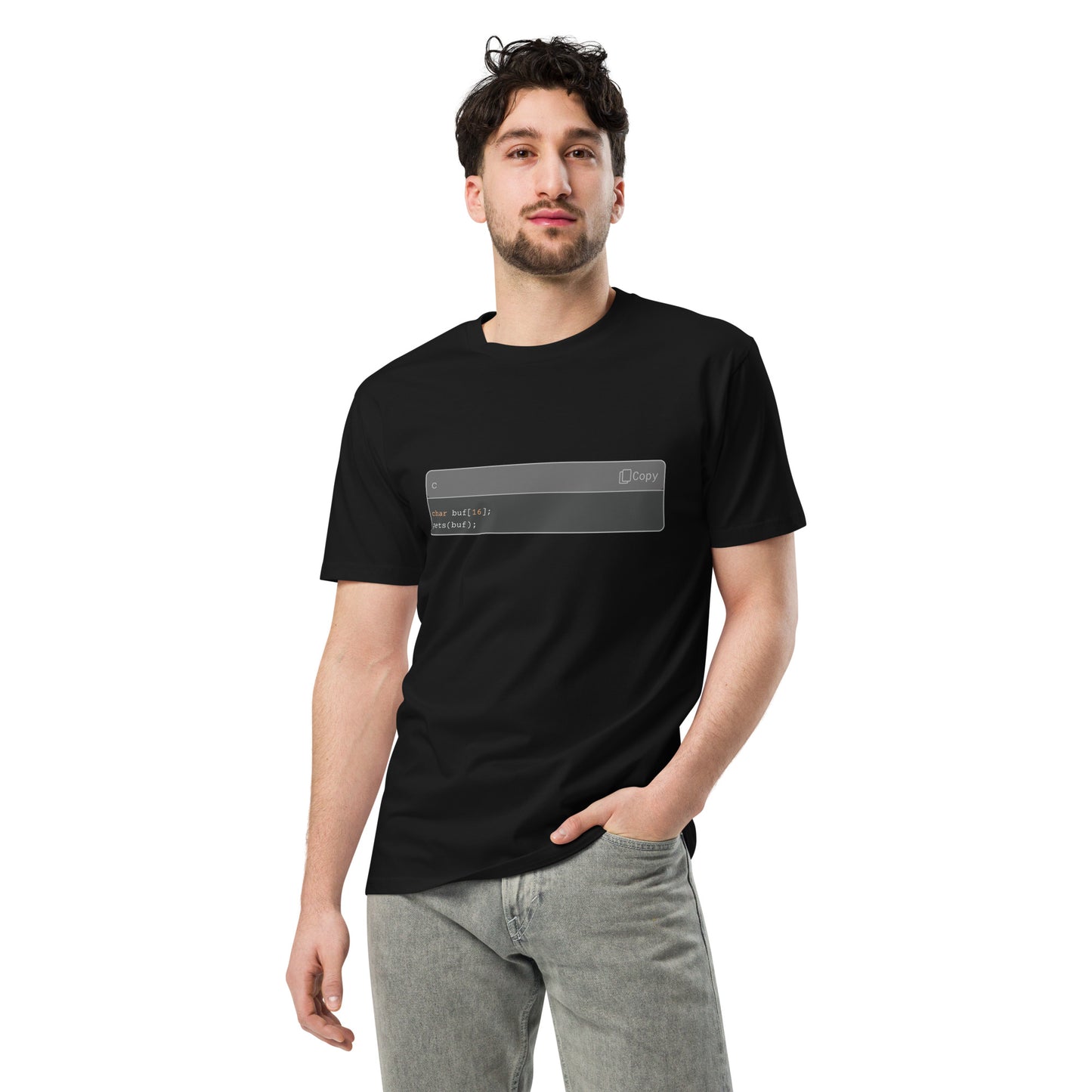 Hamcodes BUFFER OVERFLOWER Tee – Red Team Gospel. Stack-Wrecking Style Unisex premium t-shirt