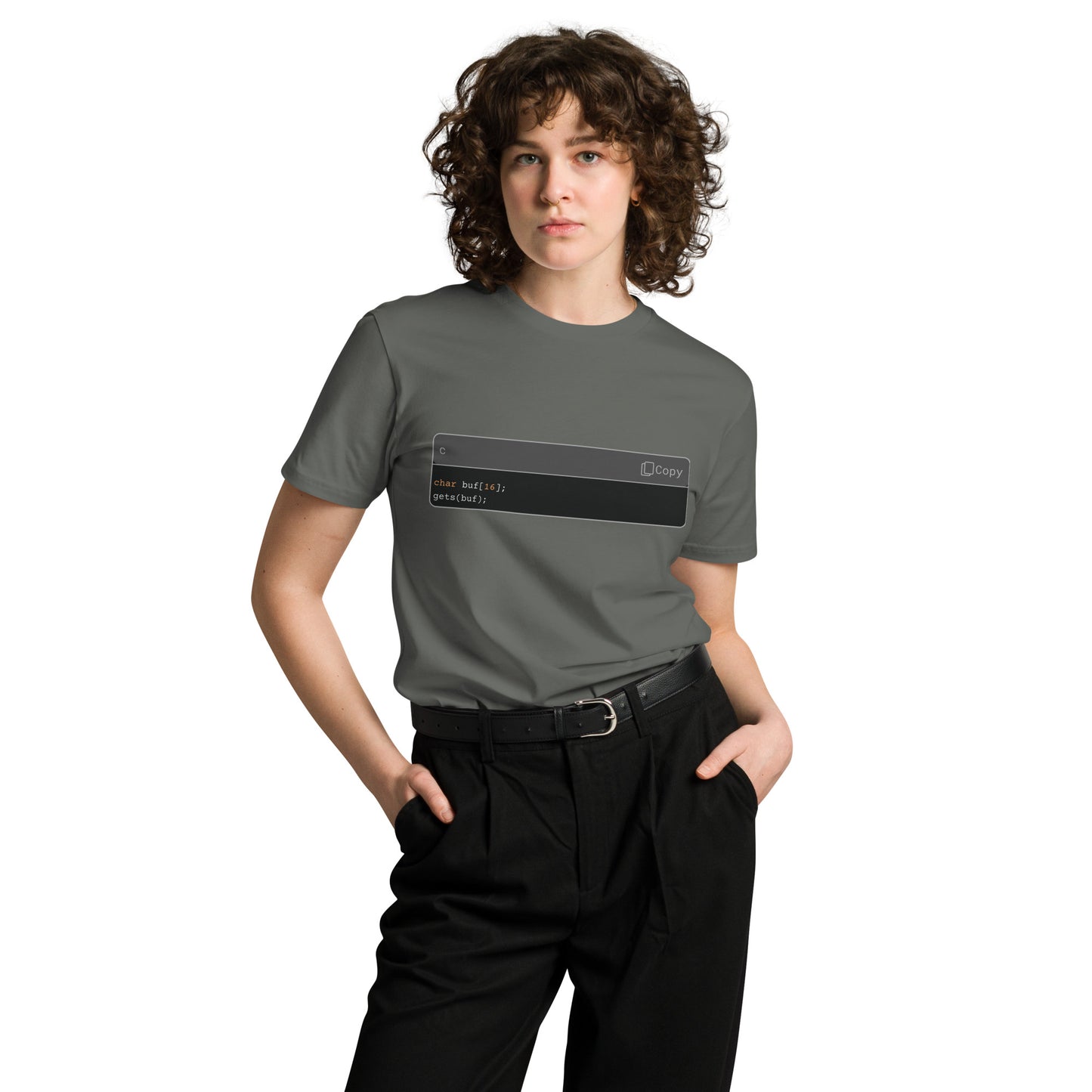 Hamcodes BUFFER OVERFLOWER Tee – Red Team Gospel. Stack-Wrecking Style Unisex premium t-shirt