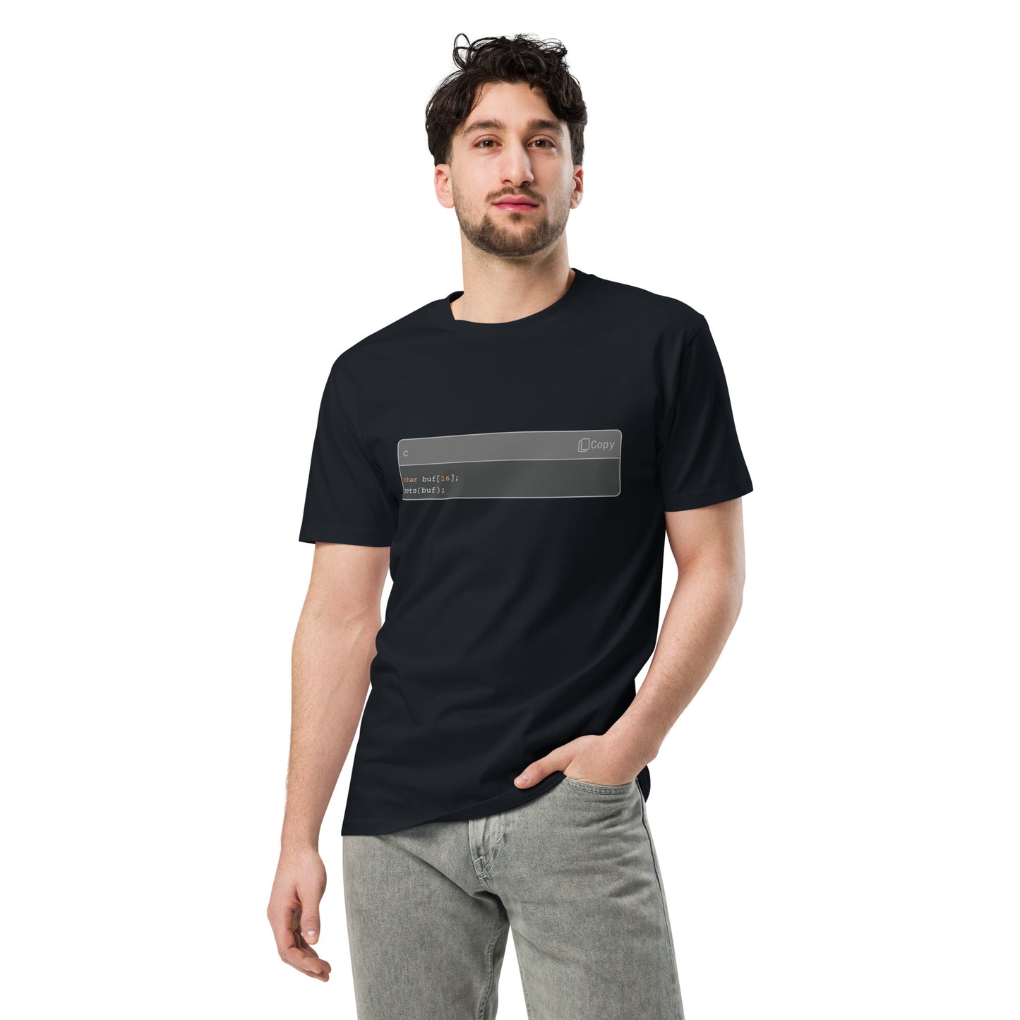 Hamcodes BUFFER OVERFLOWER Tee – Red Team Gospel. Stack-Wrecking Style Unisex premium t-shirt