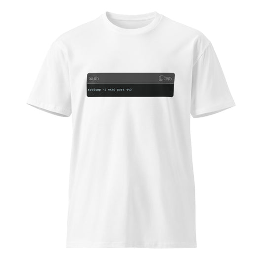 Hamcodes NETWORK ZEN Tee – The Sound of Packets. The Calm of Command.Unisex premium t-shirt