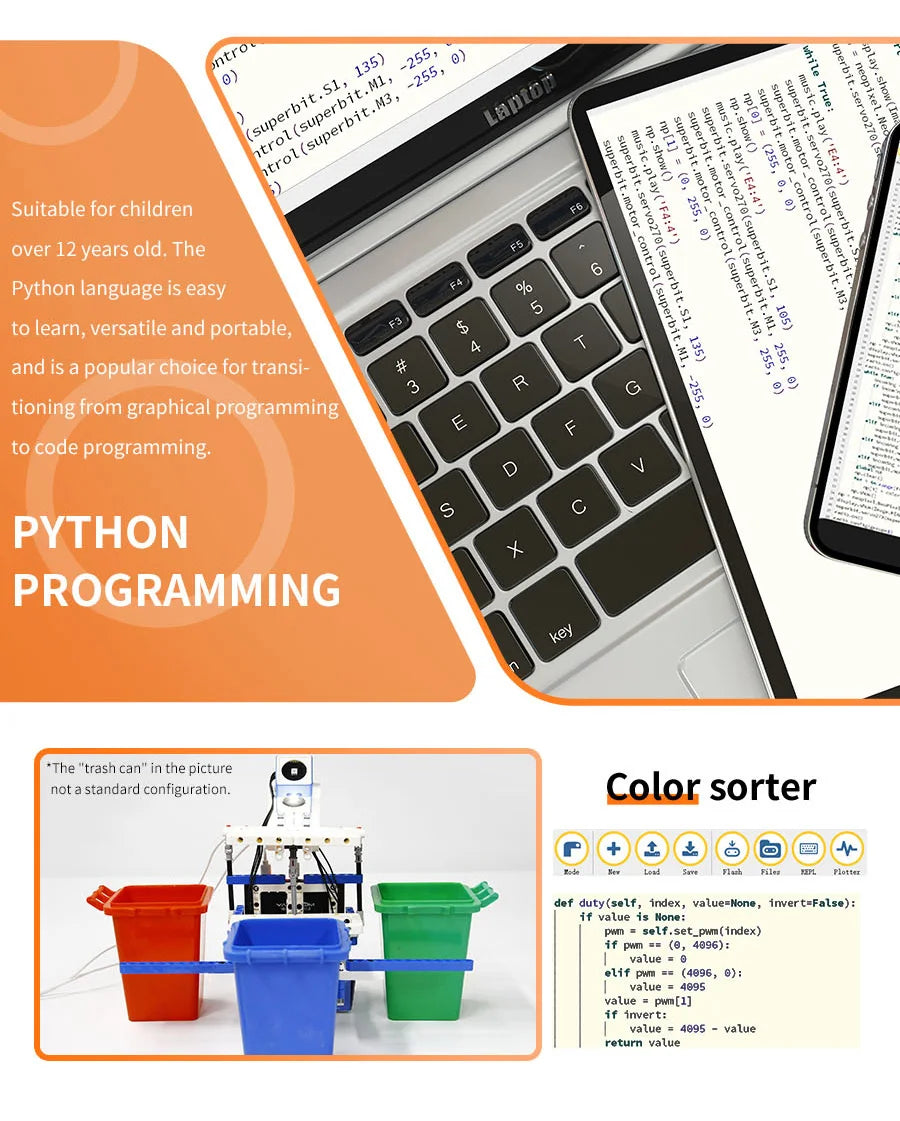 Hands-on coding & electronics education kit for kids & beginners