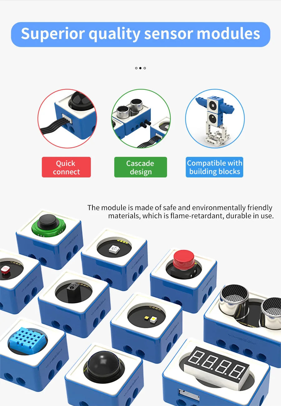 Hands-on coding & electronics education kit for kids & beginners