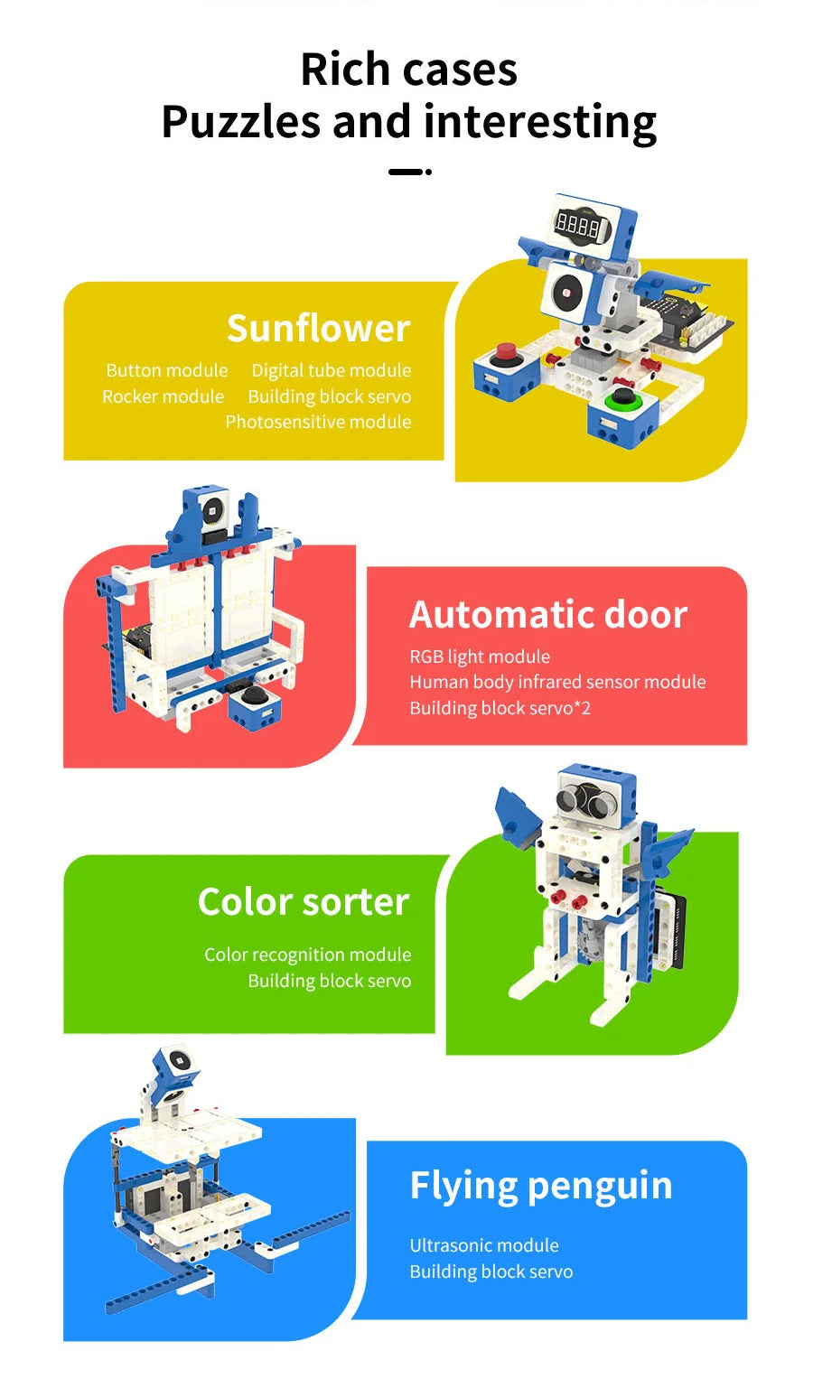 Hands-on coding & electronics education kit for kids & beginners