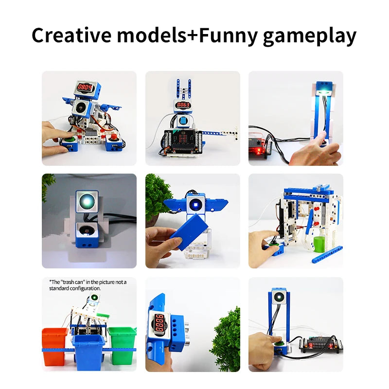 Micro:bit 21-in-1 DIY robotics kit with sensors & servos for STEM learning