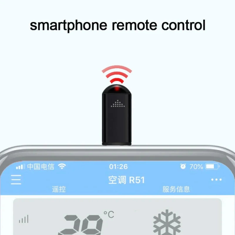 Portable IR blaster for hacking TVs, ACs & smart home devices