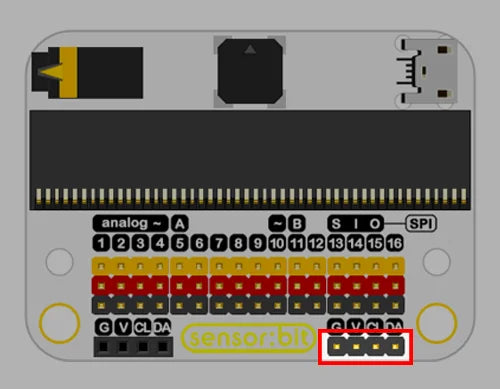 ELECFREAKS Micro:bit Sensor:bit – IO Expansion Board for Kids & Teens Coding.IIC, Buzzer & Audio Jack.