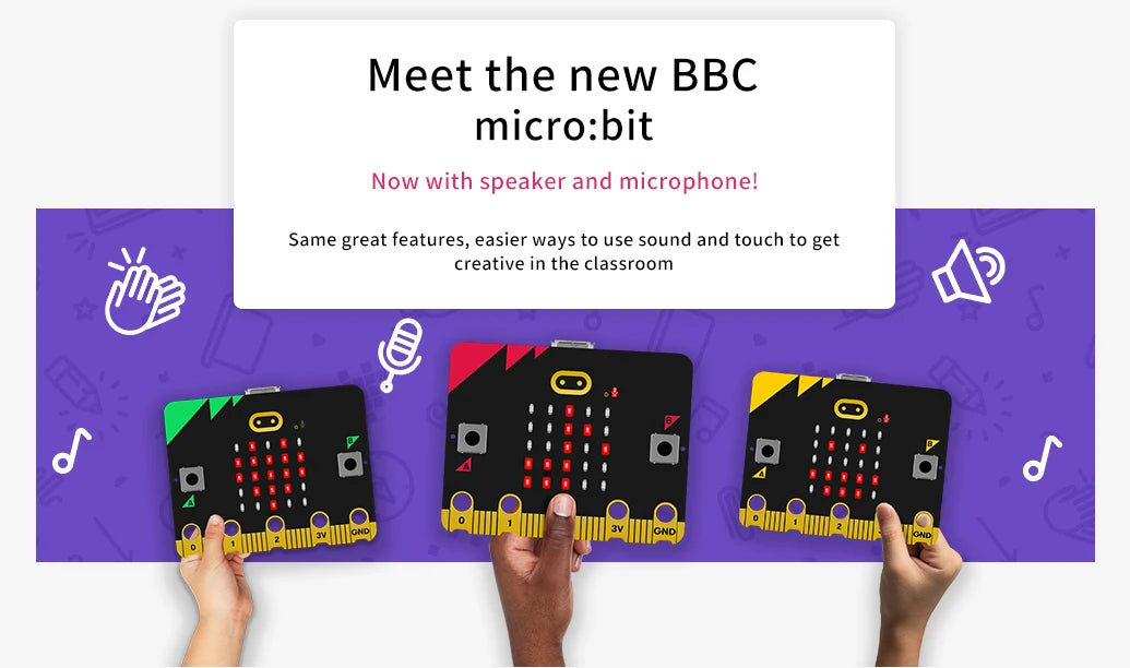 BBC Micro:bit V2 – STEM Learning & Coding Board for Kids & Students