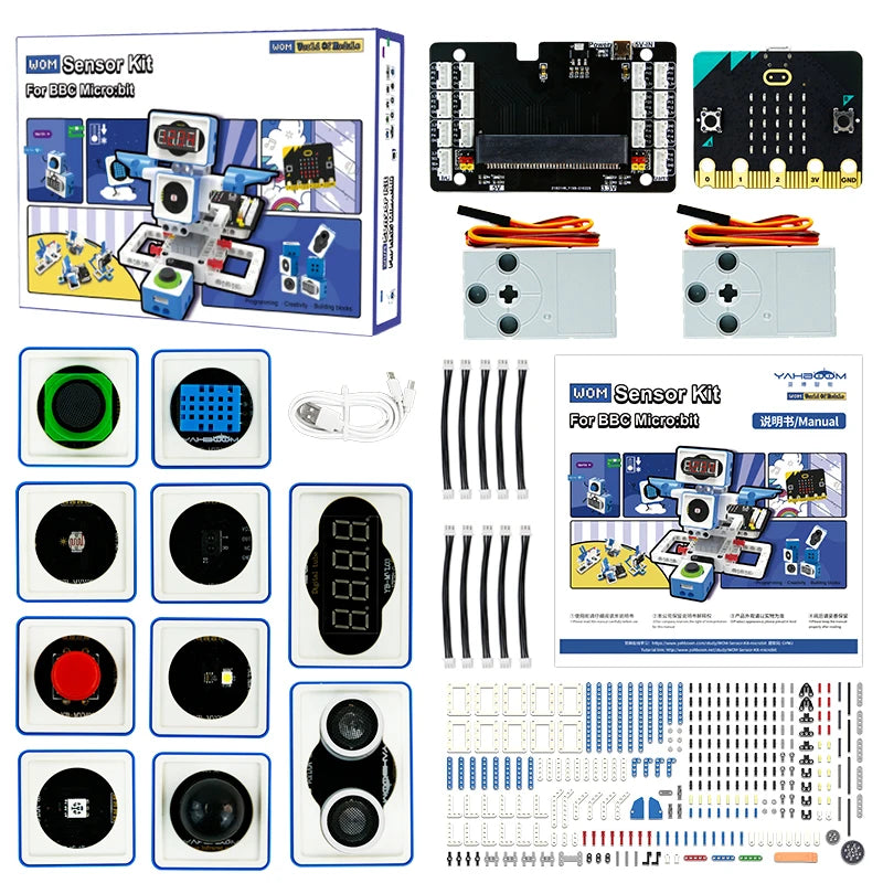 21-in-1 Micro:bit Robotics Kit – DIY Programmable STEM Toy for Kids