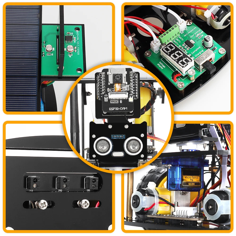 ESP32 Automation Smart Robot Kits for Arduino Solar Charging Best Selling Consumer Electronics Artificial Intelligence Smart Robot Kit