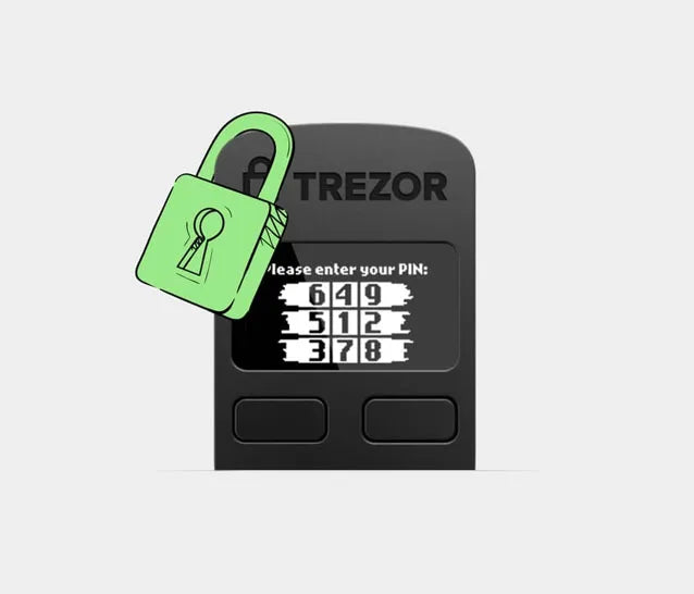 Trezor Model One Crypto Hardware Wallet Security Cold Storage Official Authorized