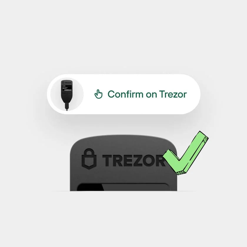 Trezor Model One Crypto Hardware Wallet Security Cold Storage Official Authorized