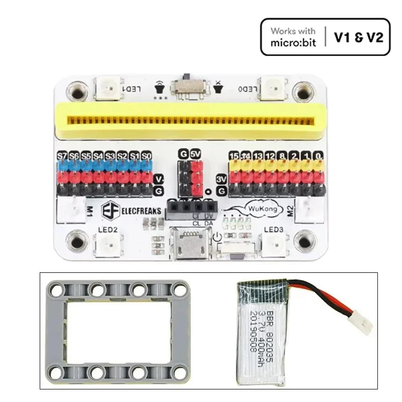 ELECFREAKS Wukong Micro:bit Expansion Board – STEM Coding & Robotics Kit