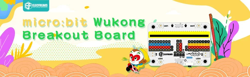 ELECFREAKS Wukong Micro:bit Expansion Board – STEM Coding & Robotics Kit