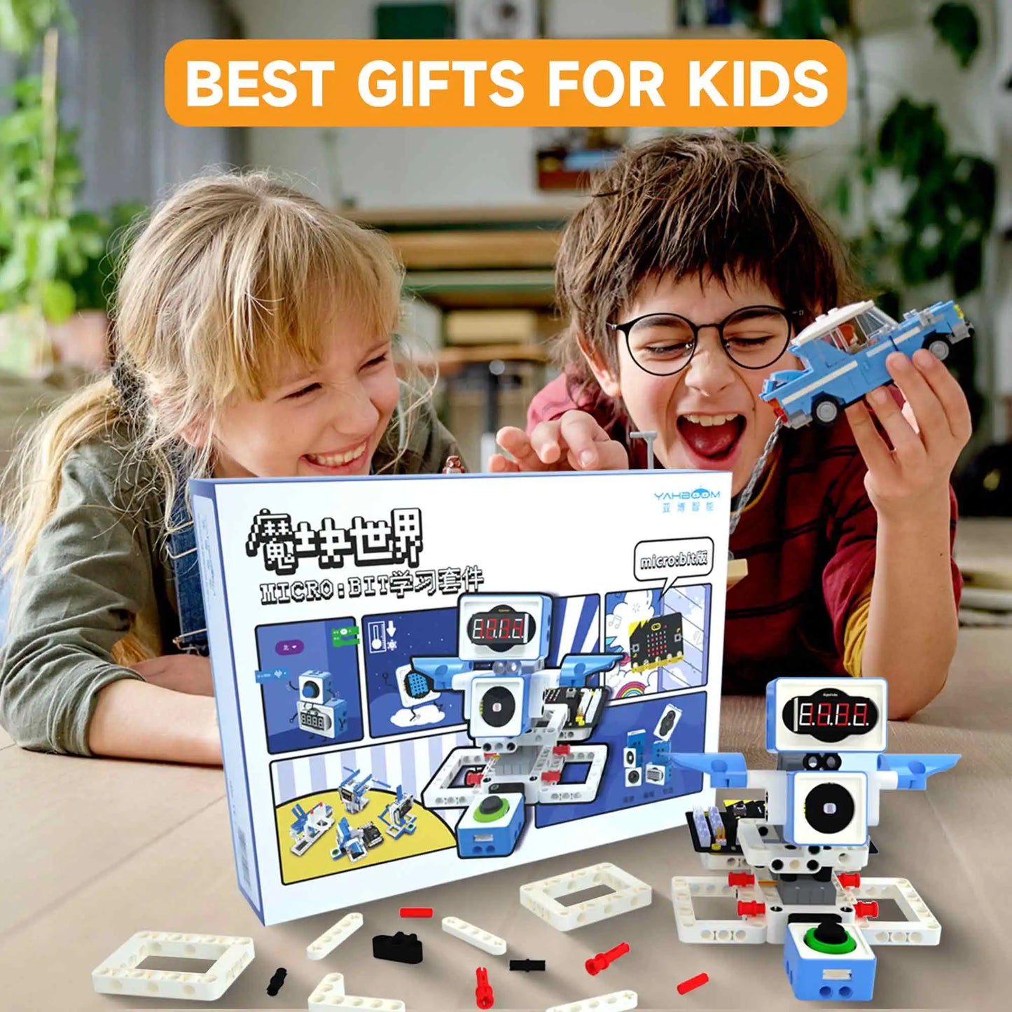 21-in-1 Micro:bit Robotics Kit – DIY Programmable STEM Toy for Kids