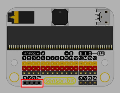 ELECFREAKS Micro:bit Sensor:bit – IO Expansion Board for Kids & Teens Coding.IIC, Buzzer & Audio Jack.